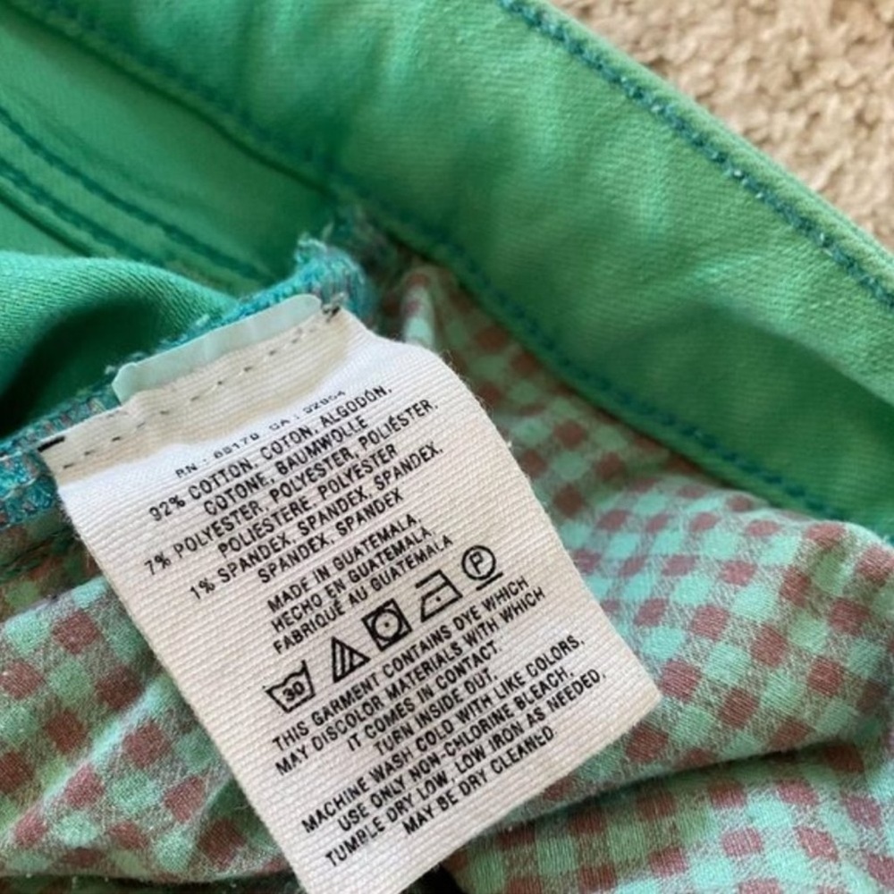 Anthropologie Pilcro letterpress mint cropped jean - Picture 4 of 6